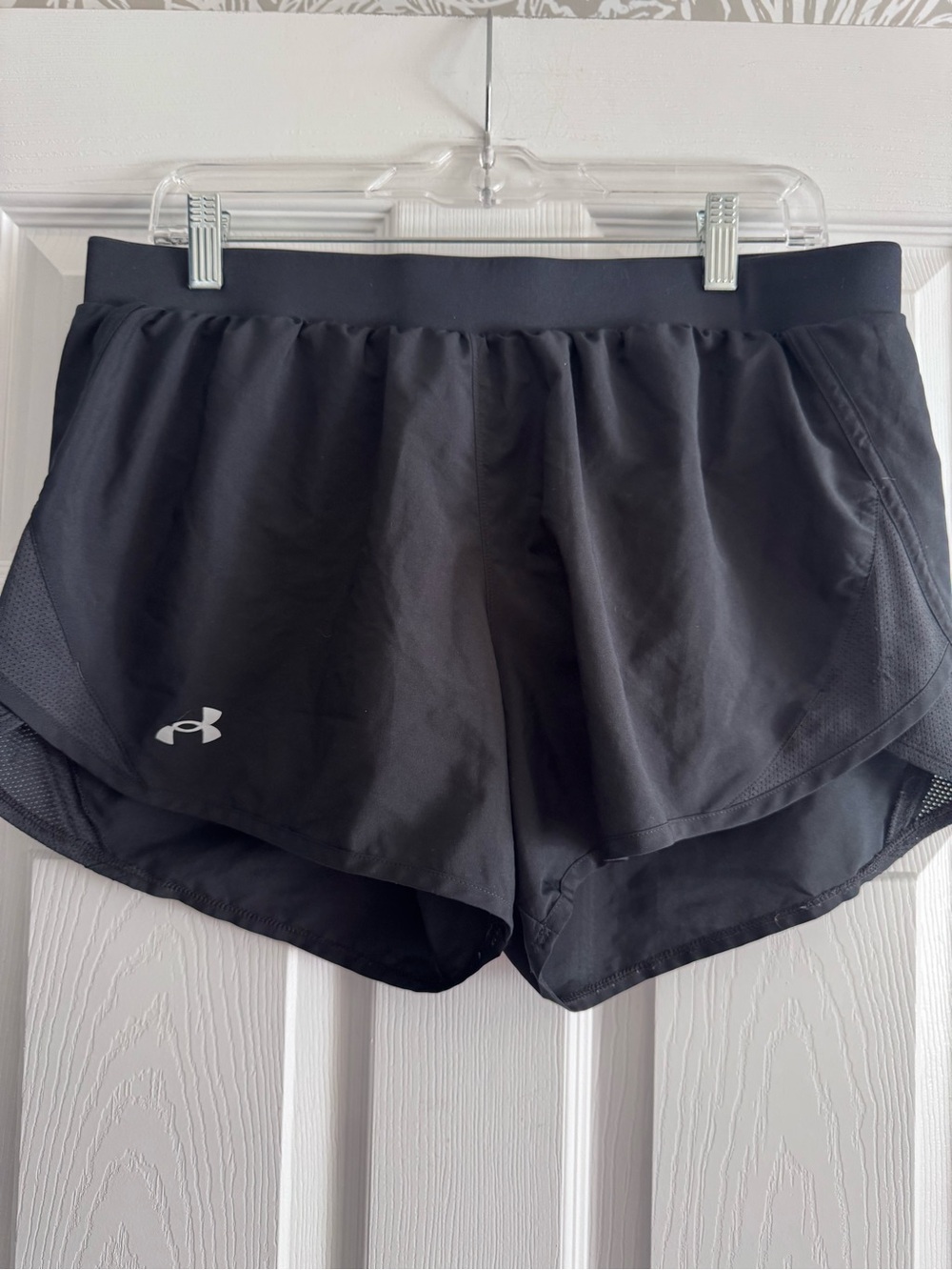 LG Women's Black Athletic Running Shorts with Inner Liner